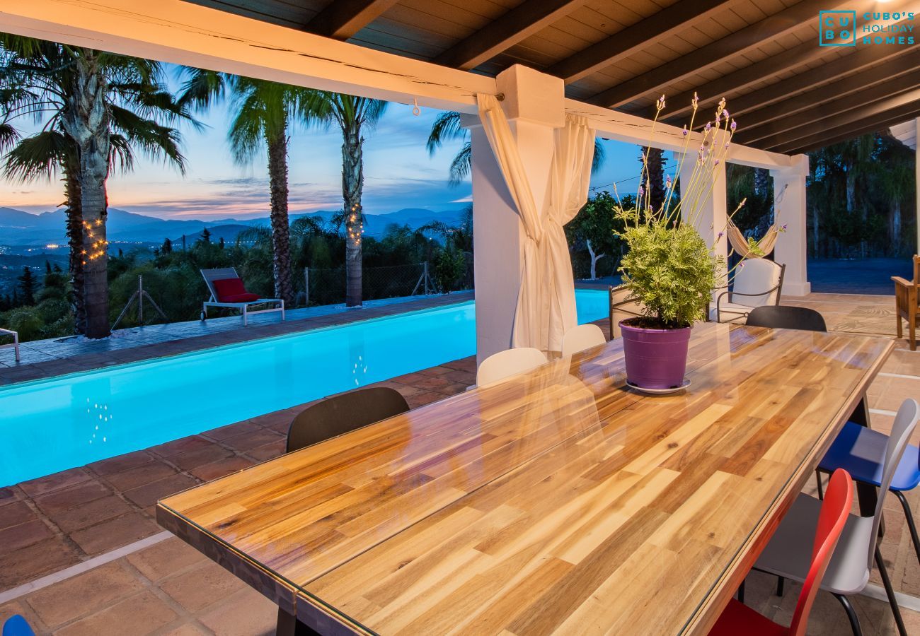 Terraza de esta finca en Alhaurín el Grande