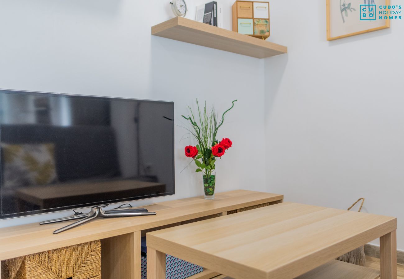 Salón de este apartamento en el Rincón de la Victoria
