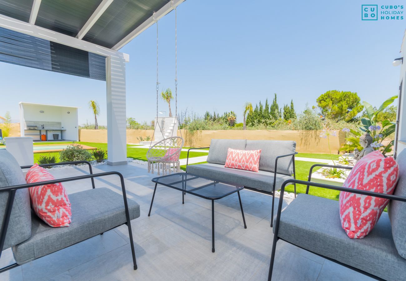 Terraza de esta finca en Alhaurín el Grande