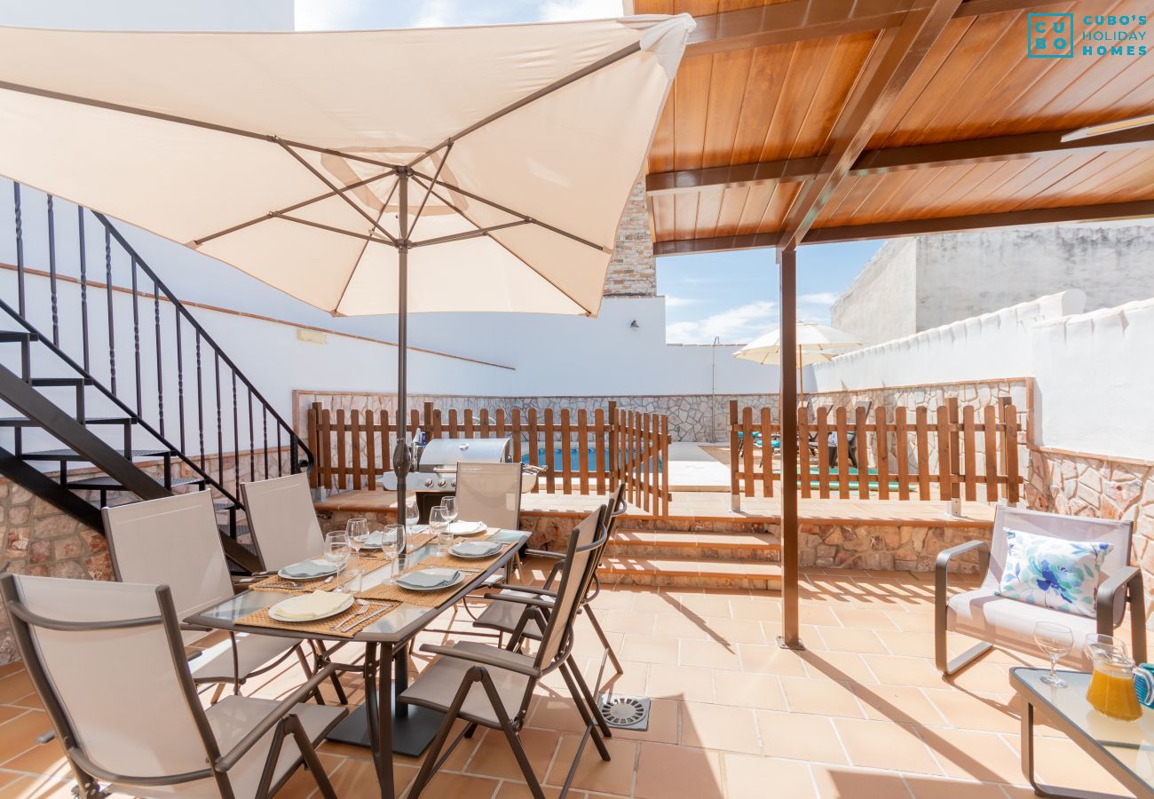 Terraza de esta casa en El Torcal