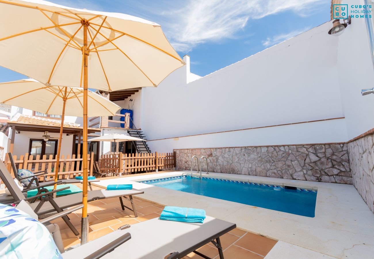 Piscina de esta casa en El Torcal