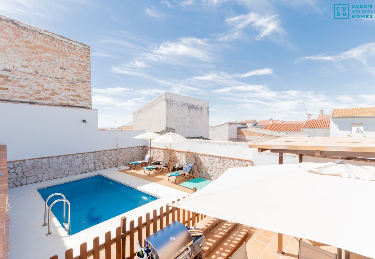 Terraza de esta casa en El Torcal