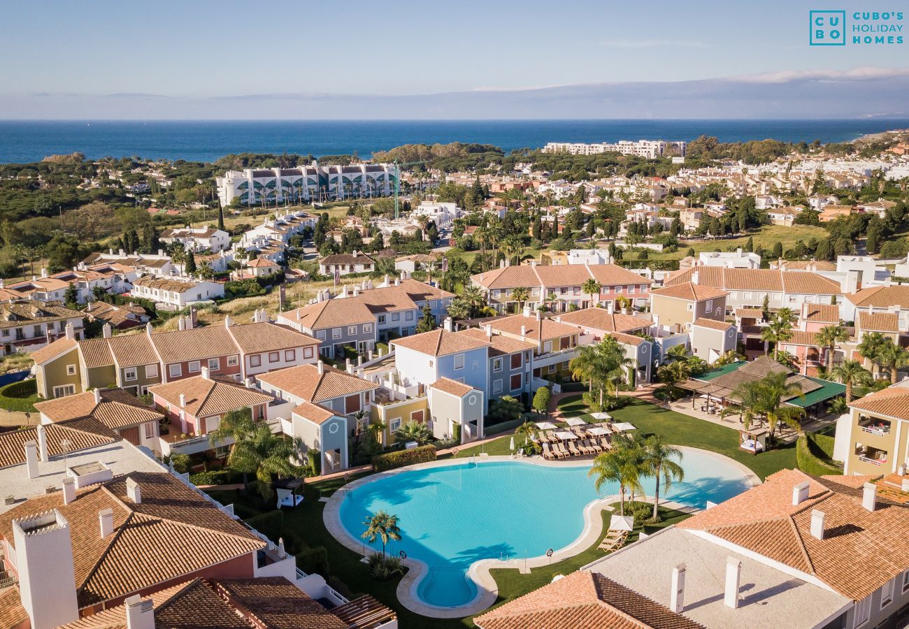 Vistas de este apartamento en Marbella