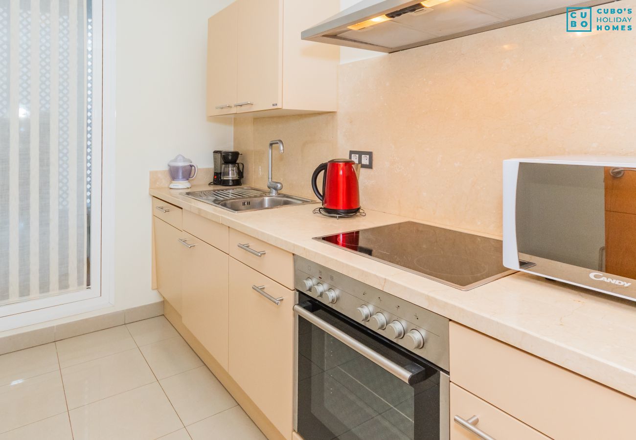 Cocina de este apartamento en Marbella