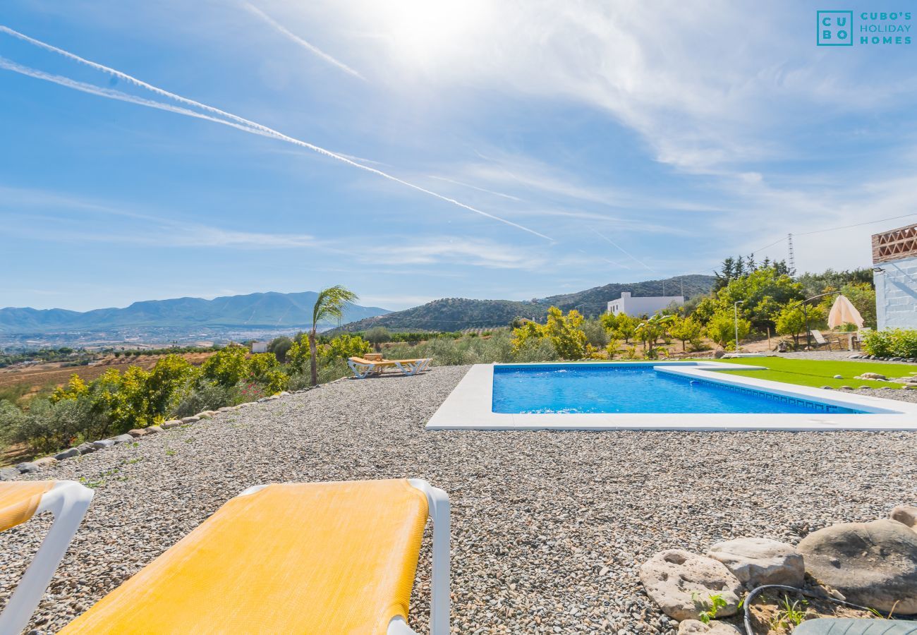 Vistas de este chalet en Coín