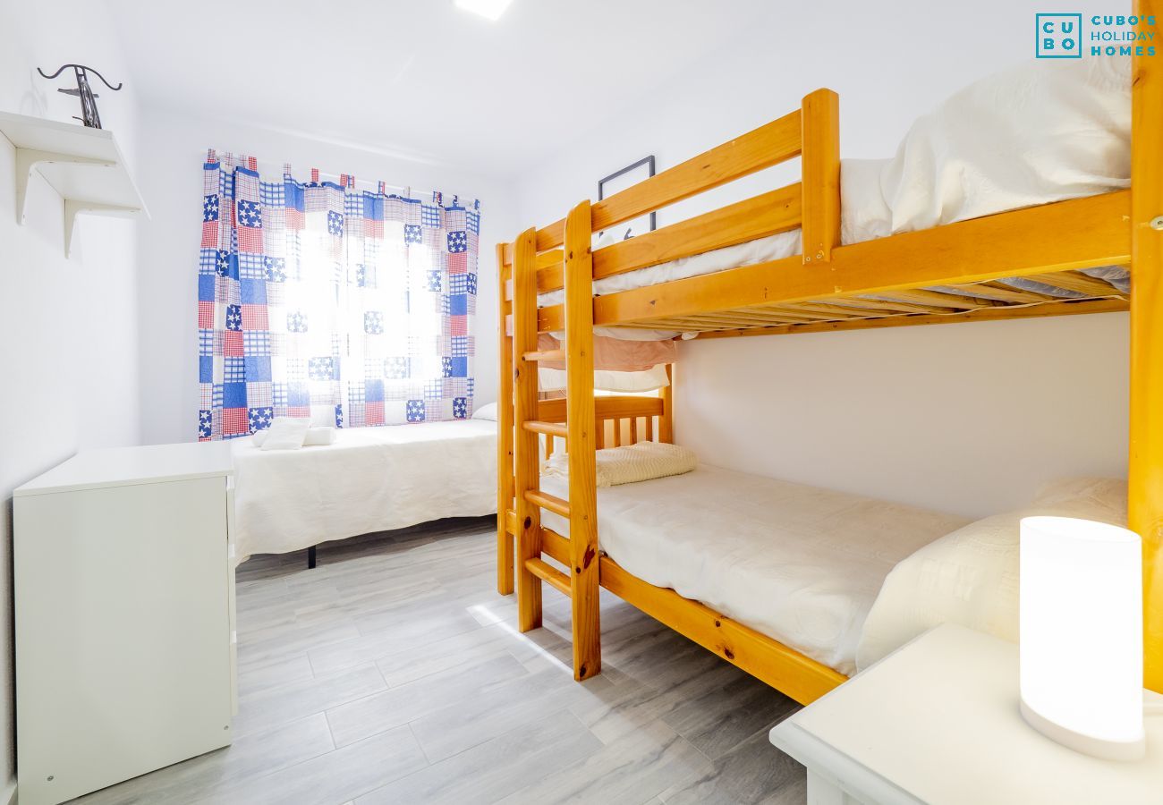 Dormitorio infantil de esta casa rural en Cártama