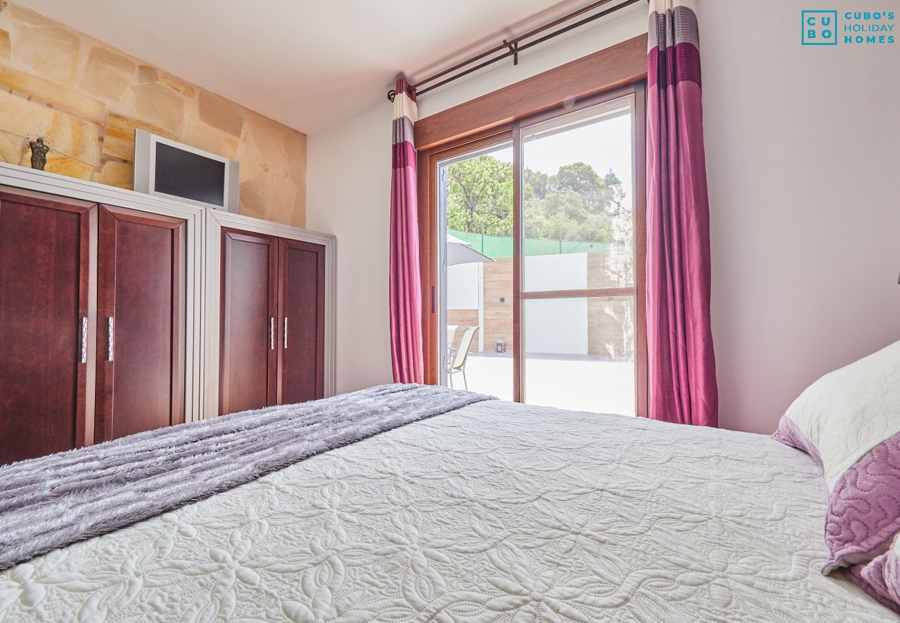 Dormitorio de esta finca en los Montes de Málaga