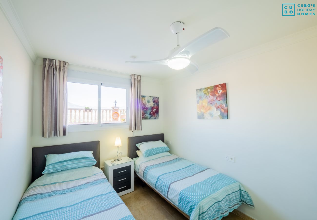Dormitorio de esta casa en Sierra Gorda, Coín
