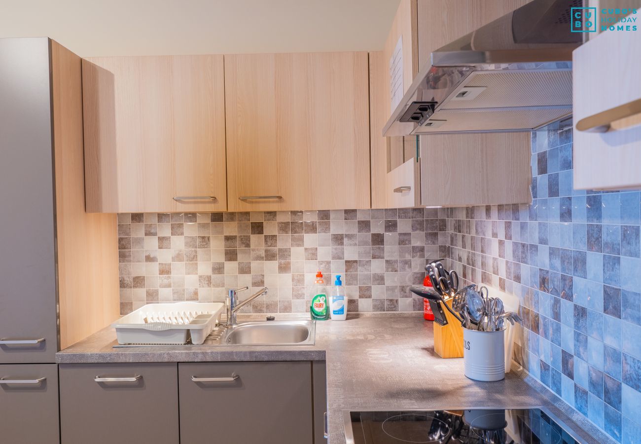 Cocina de esta casa en Sierra Gorda, Coín