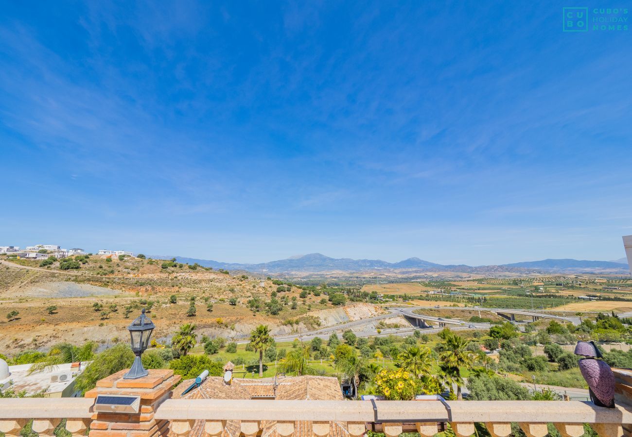 Vistas de esta casa en Sierra Gorda, Coín