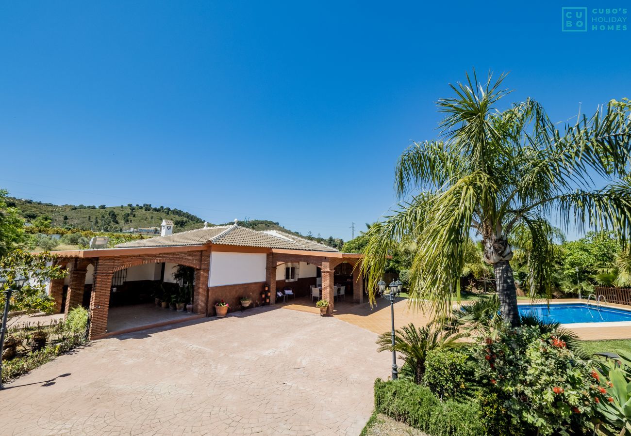 Terraza de esta casa rural en Alhaurín el Grande