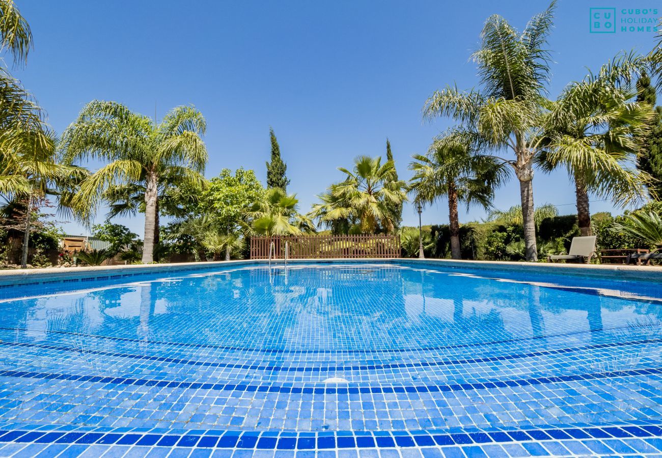 Piscina de esta casa rural en Alhaurín el Grande