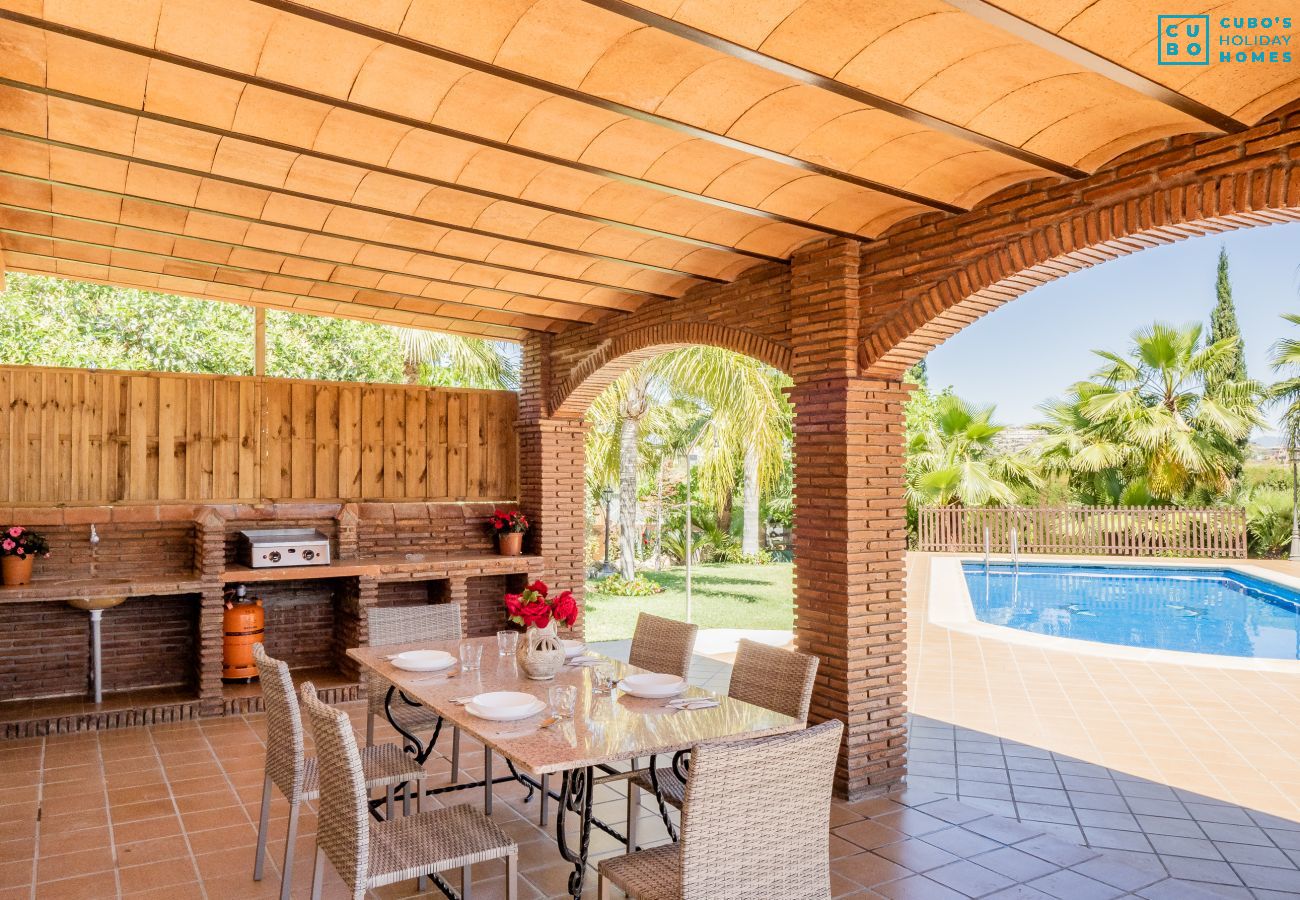 Terraza de esta casa rural en Alhaurín el Grande