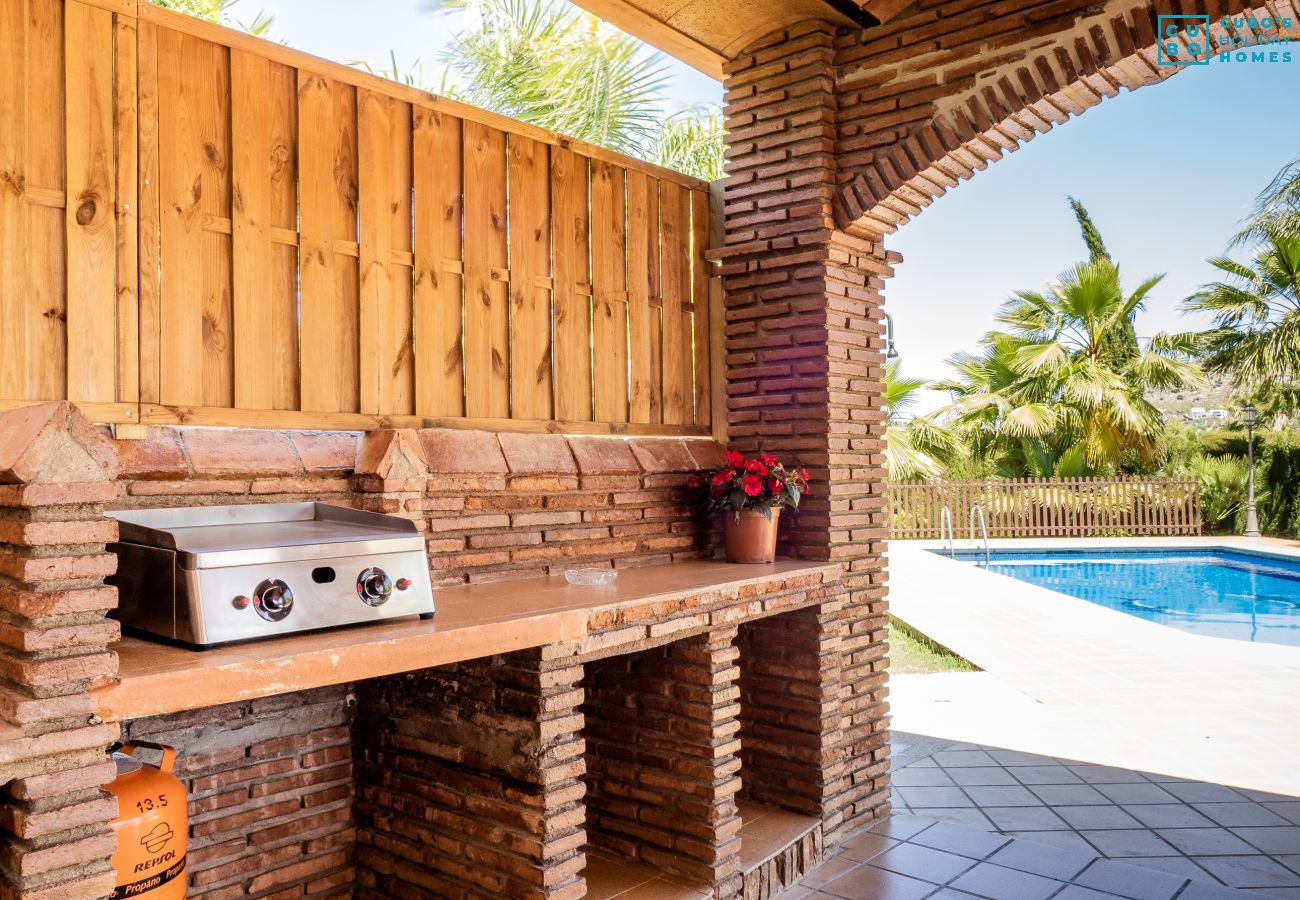 Barbacoa de esta casa rural en Alhaurín el Grande