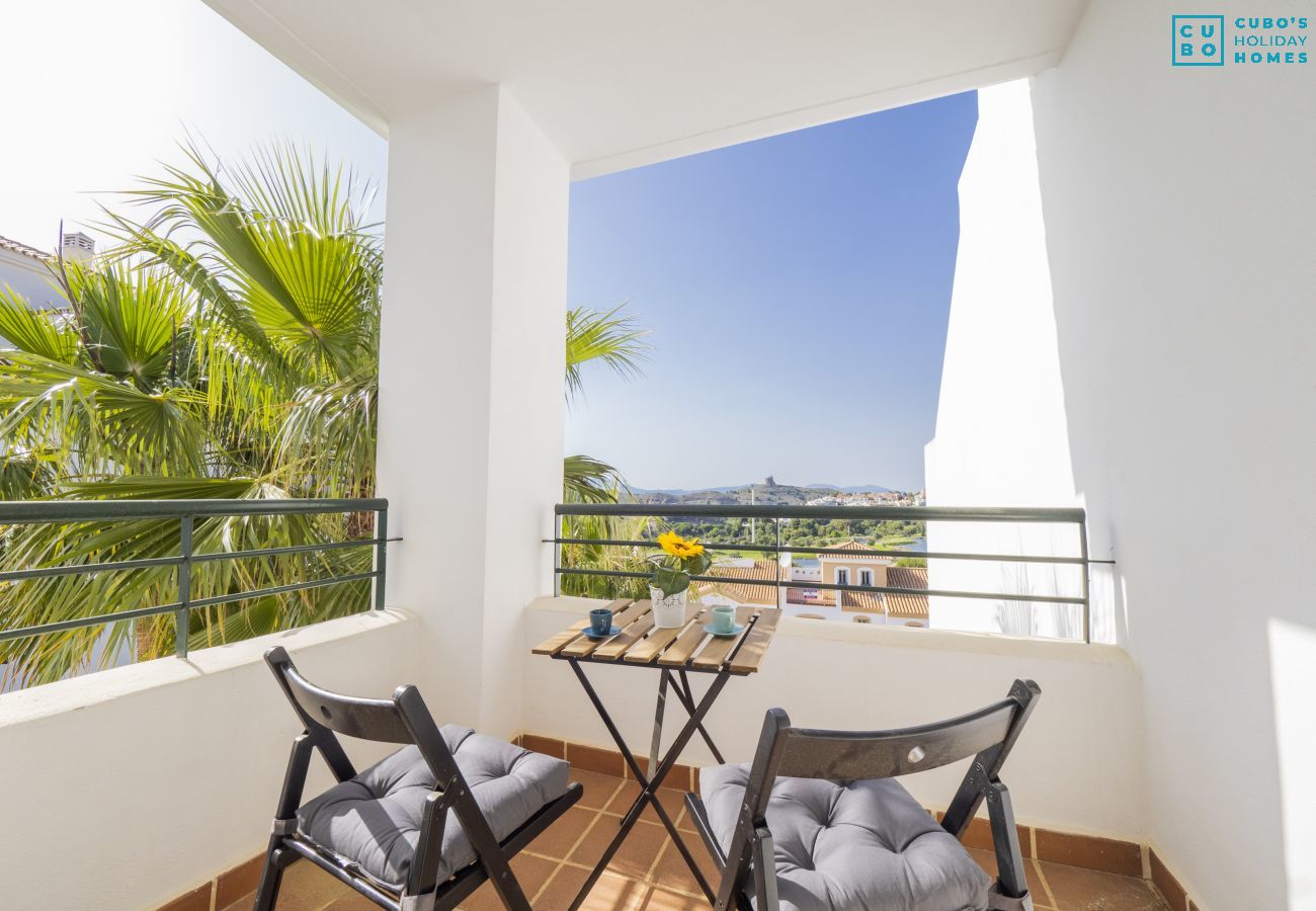 Terraza de este apartamento en Alhaurín el Grande