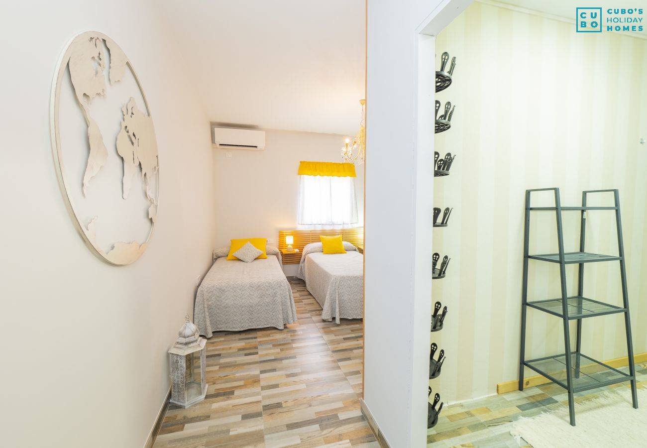 Dormitorio de esta casa de campo en Alhaurín de la torre