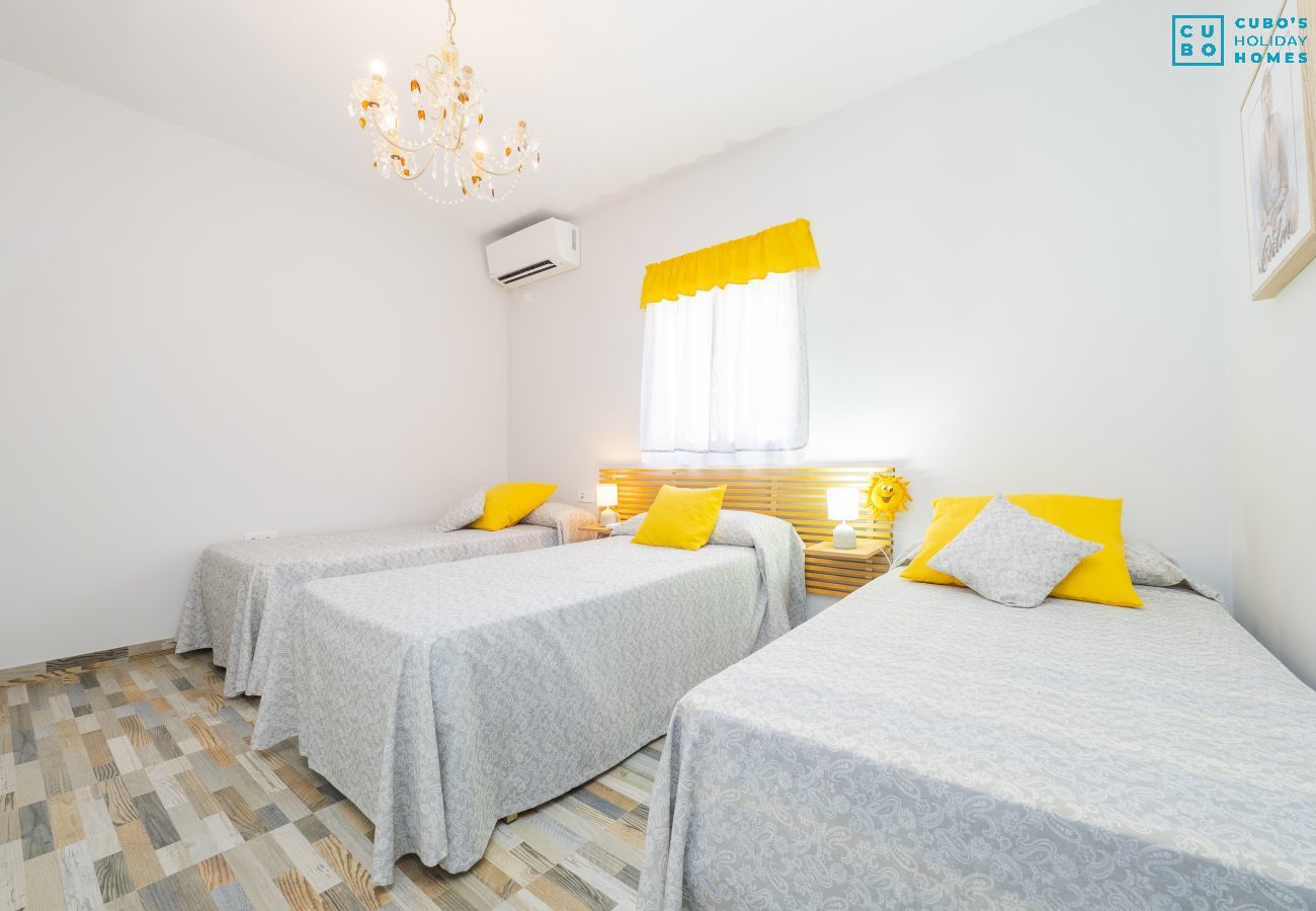 Dormitorio de esta casa de campo en Alhaurín de la torre