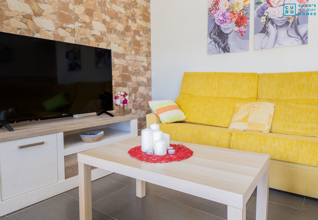 Salón de esta casa de campo en Alhaurín de la torre