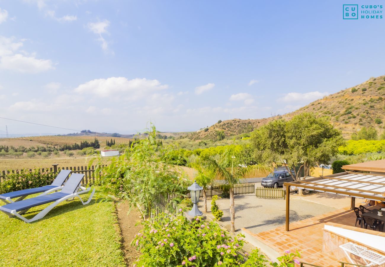 Vistas de esta casa rural en Pizarra