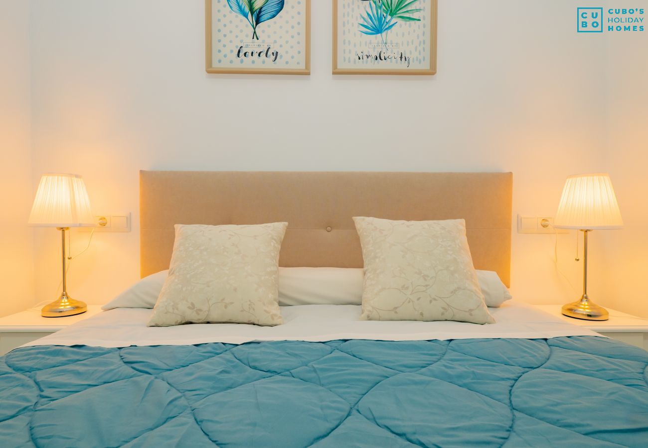 Cama de este apartamento en Cártama
