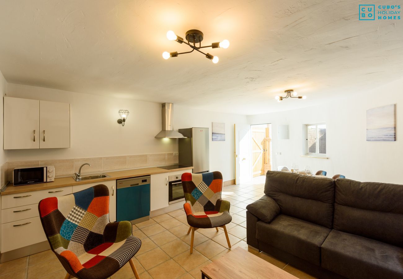 Cocina de esta casa rural en Cártama