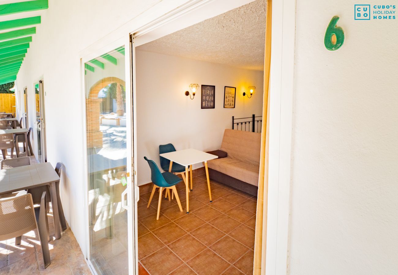 Salón de este estudio en Cártama