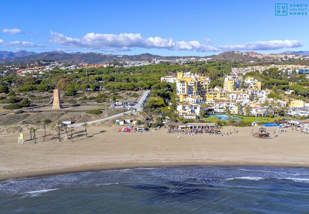 Dunas de Artola, Cabopino, Marbella. Alquiler apartamento vacacional para familias. 