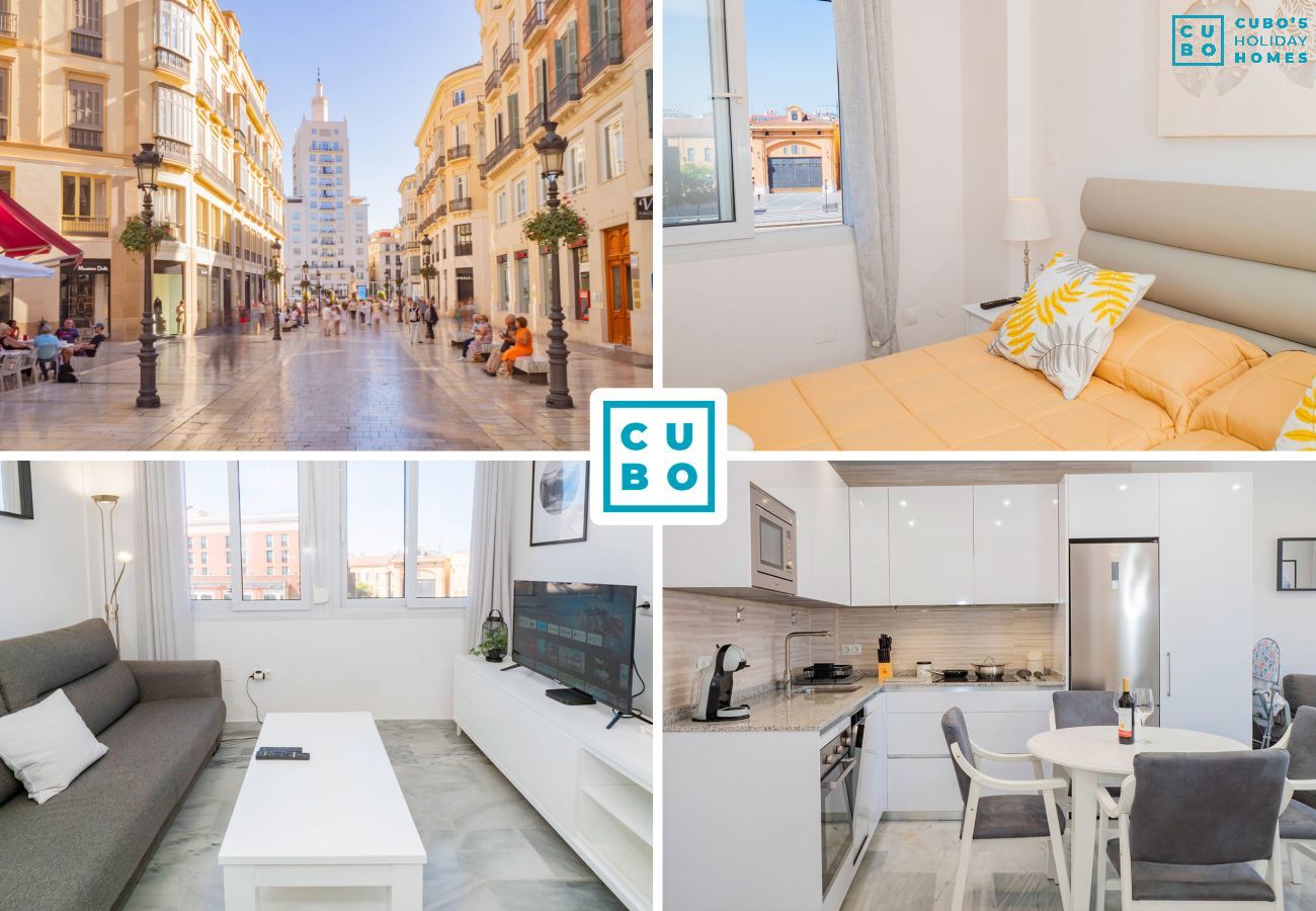 Apartamento vacacional en Málaga centro para 4 personas