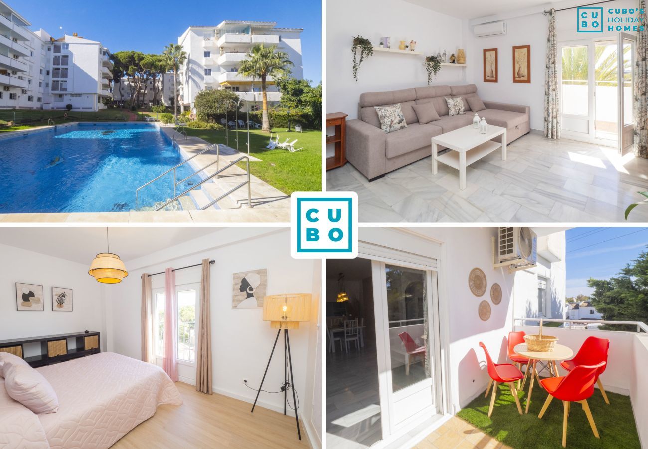 Apartamento para 5 personas con piscina en Mijas Costa.