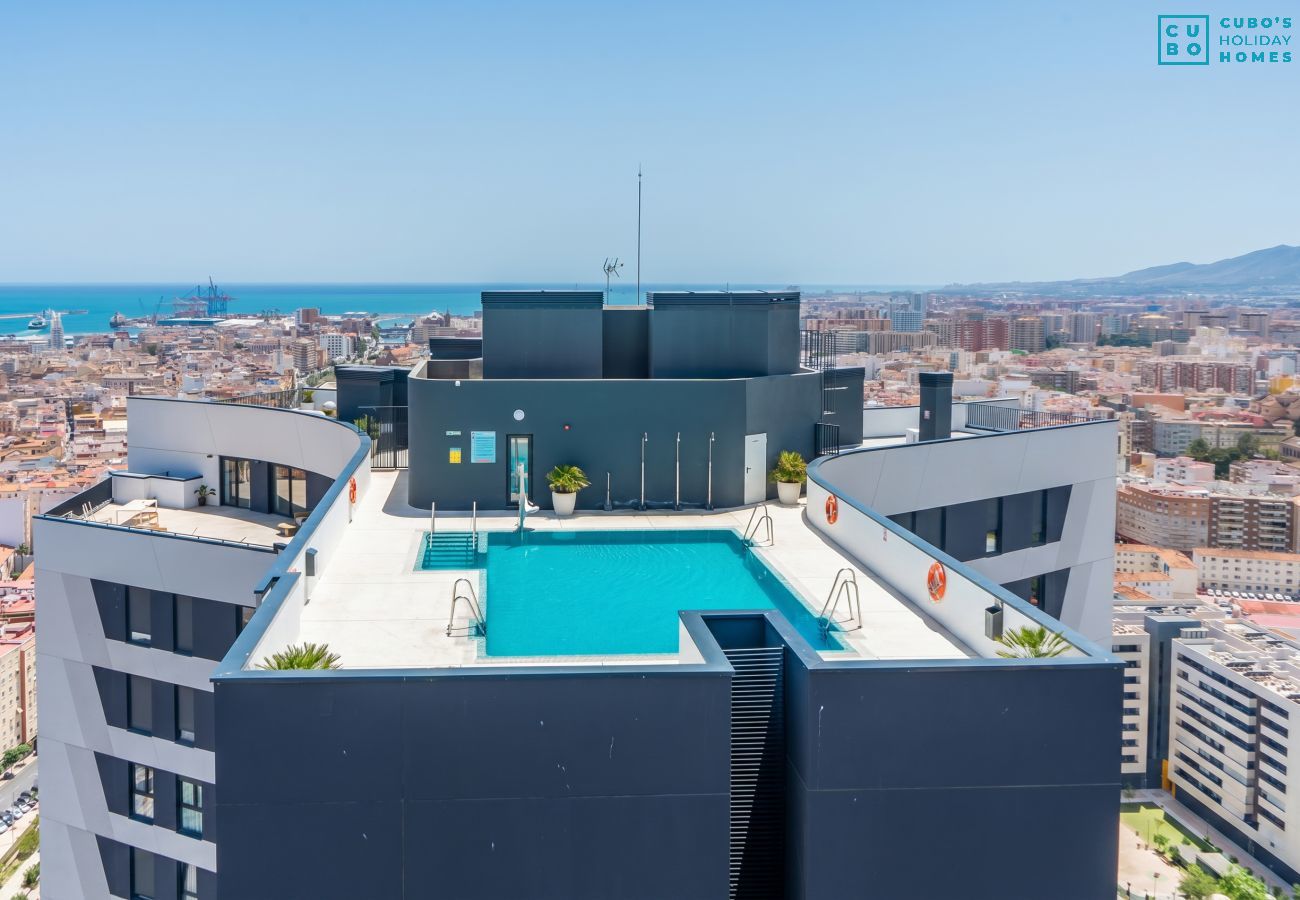 Apartamento en Málaga - Cubo's Urban Sky Terrace View Apartment