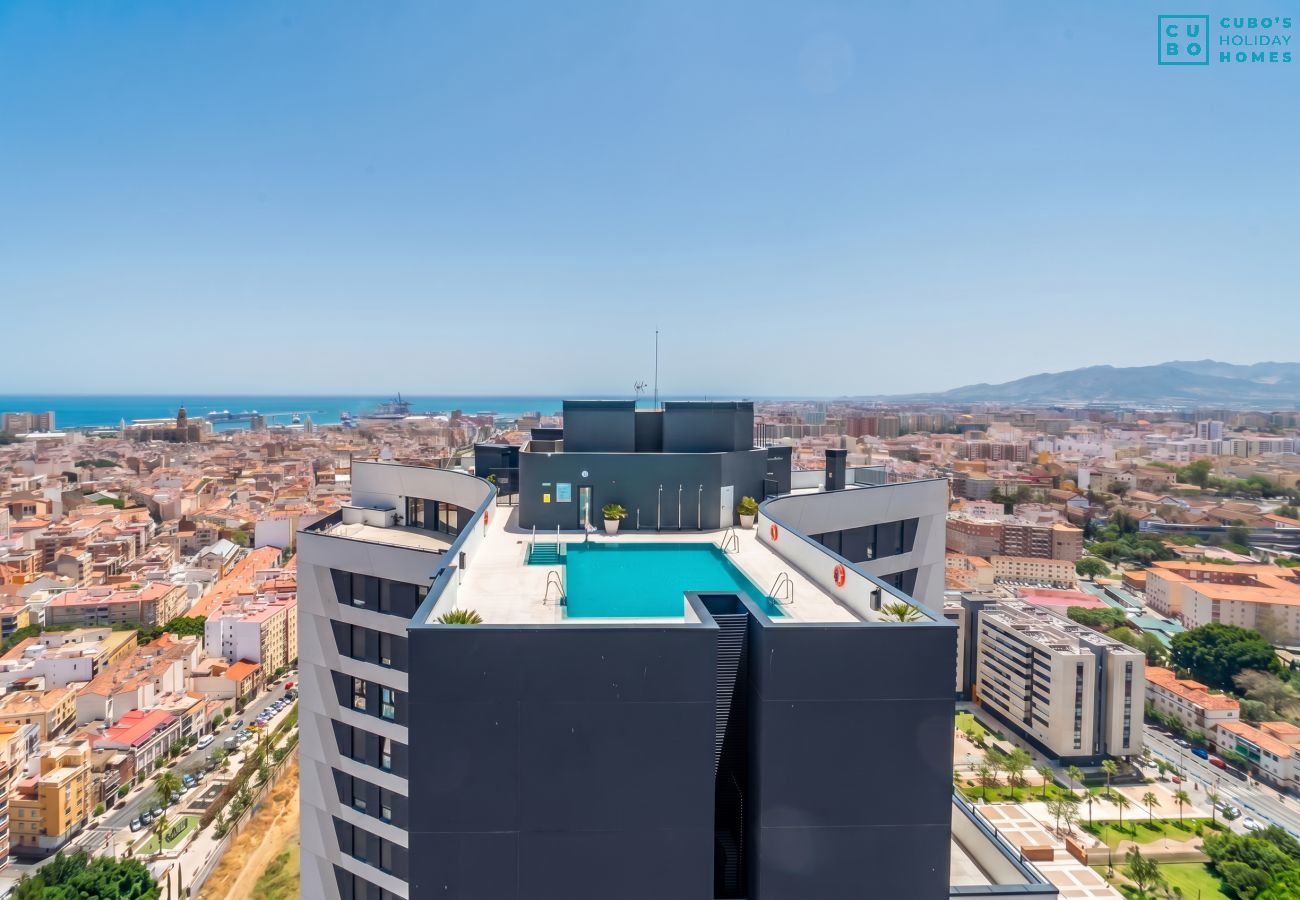Apartamento en Málaga - Cubo's Urban Sky Terrace View Apartment