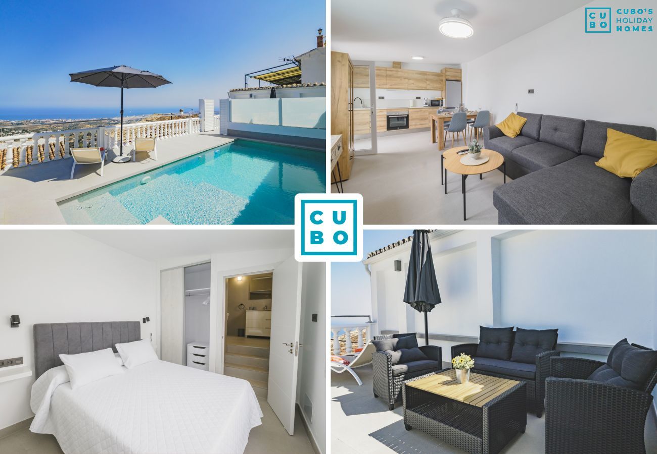 Apartamento vacacional en Mijas con piscina