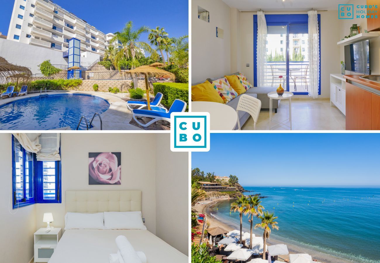 Apartamento con piscina junto a la playa en Benalmádena