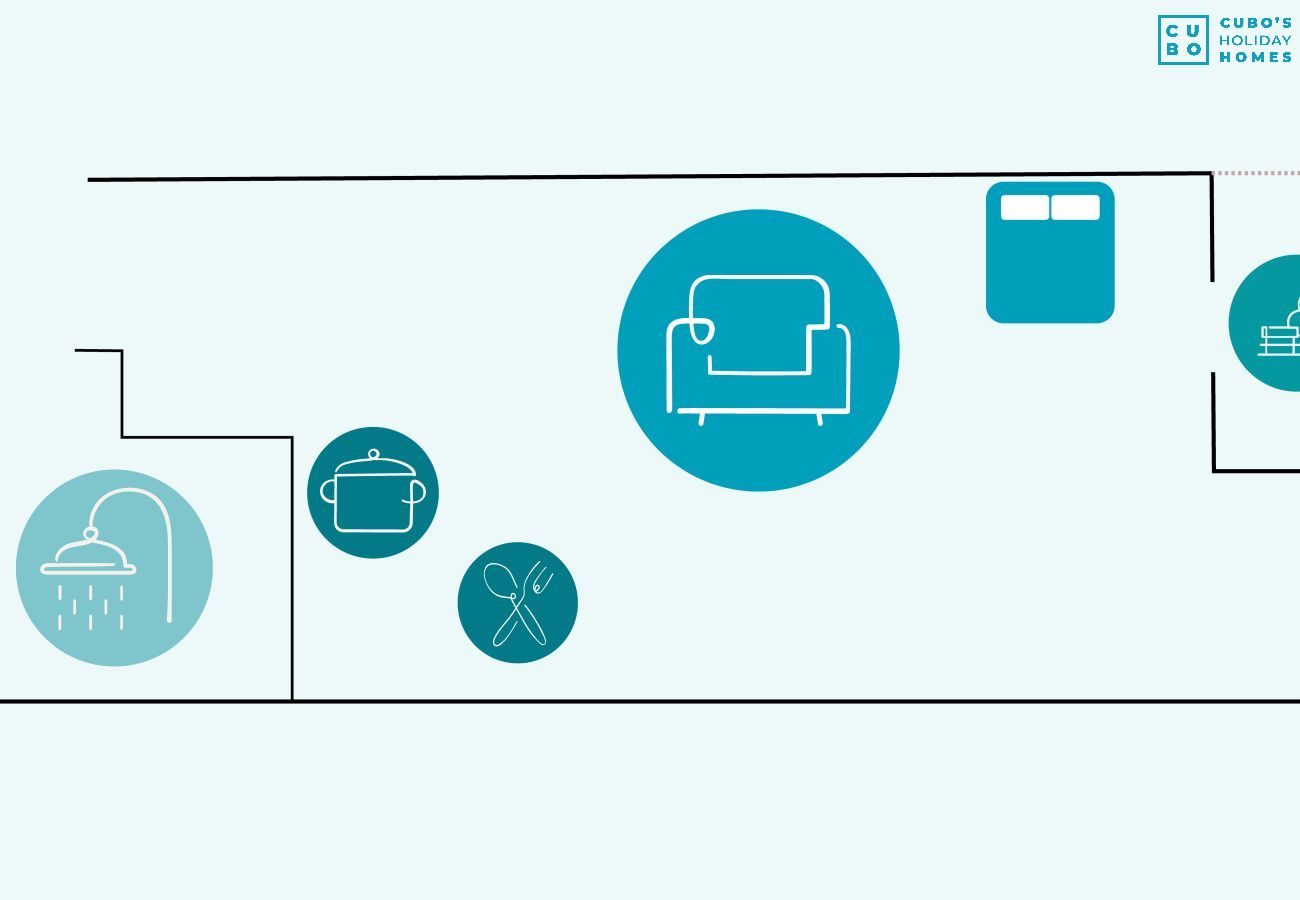 Estudio en Torremolinos - Cubo's Estudio San Francisco Town Center