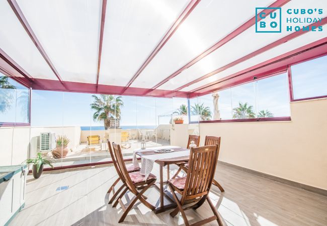 Terrace of this apartment in Mijas Costa