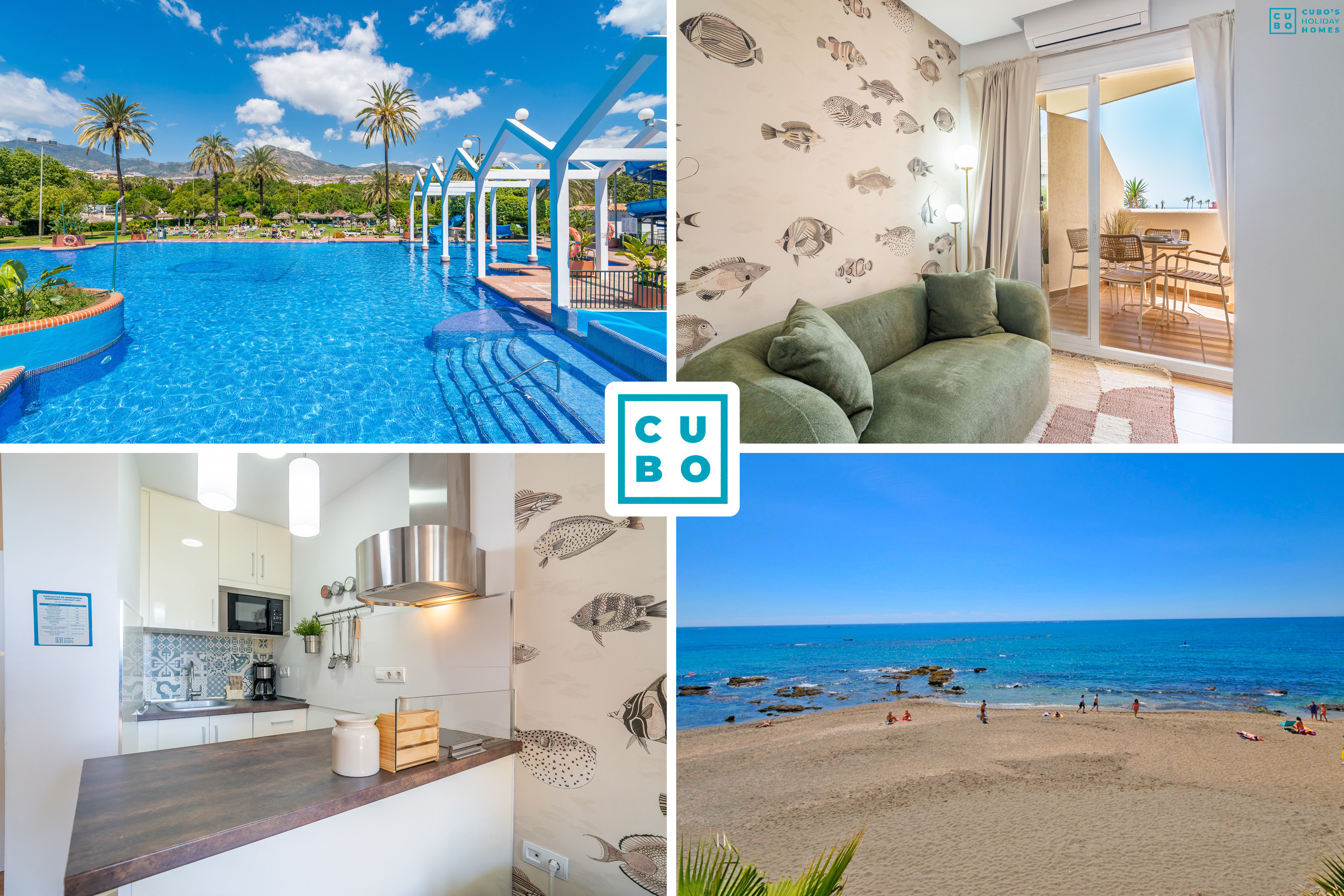 Holiday studio with pool in Benalmádena