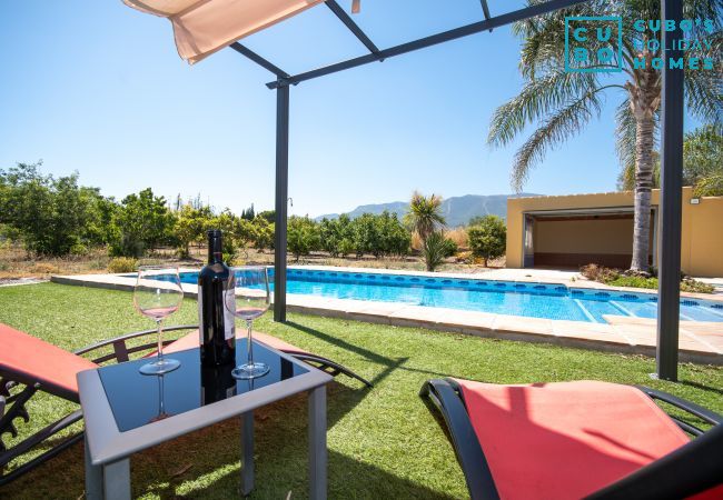 Pool of this farm in Alhaurín el Grande