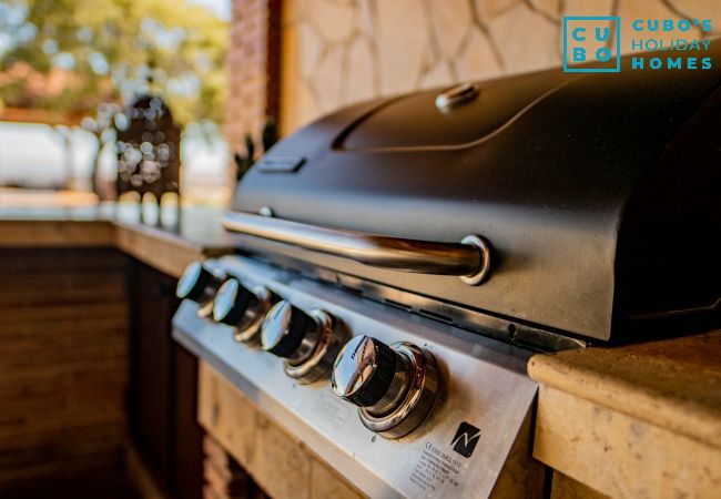 Barbecue of this villa in Alhaurín el Grande