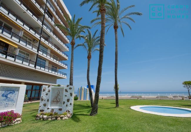 Community pool of this studio in Torremolinos