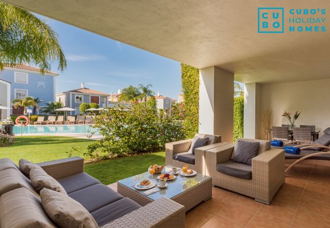 Terrace of this apartment in Marbella