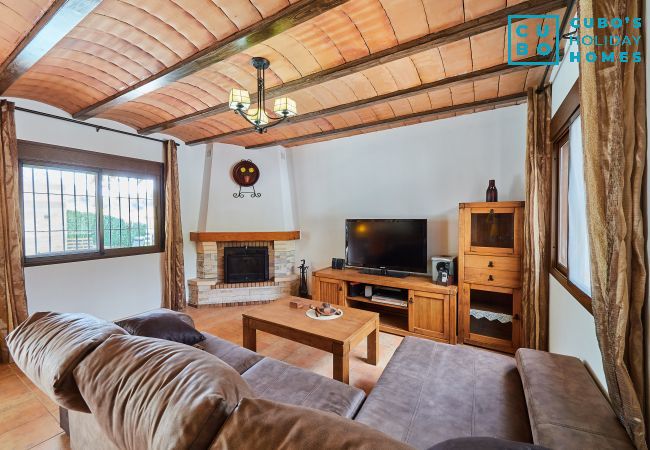 Living room of this farm in the Montes de Málaga