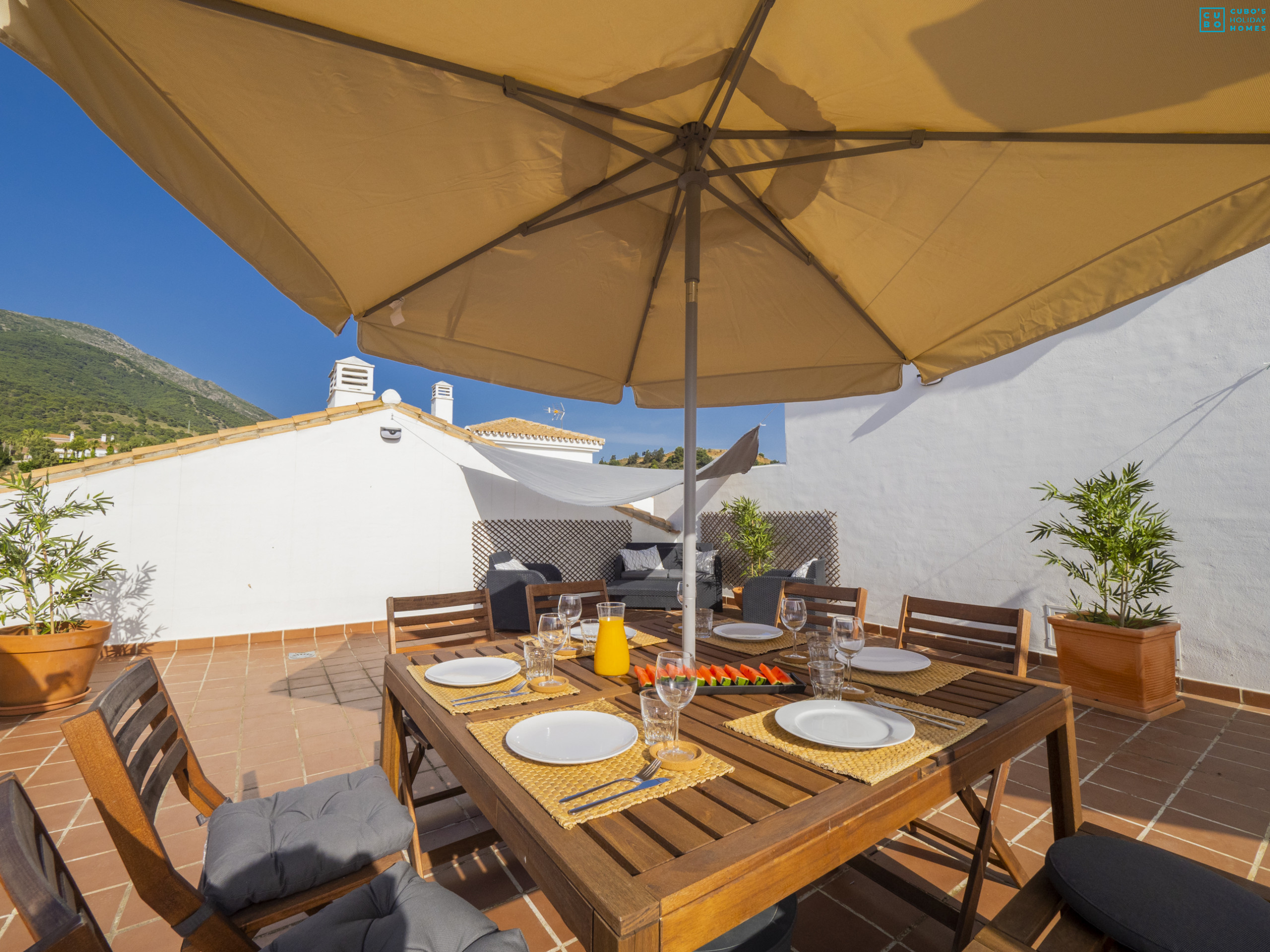 Terrace of this apartment in Alhaurín el Grande