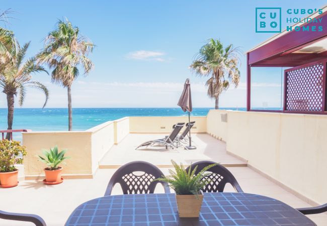 Oceanview Lubina apartment terrace