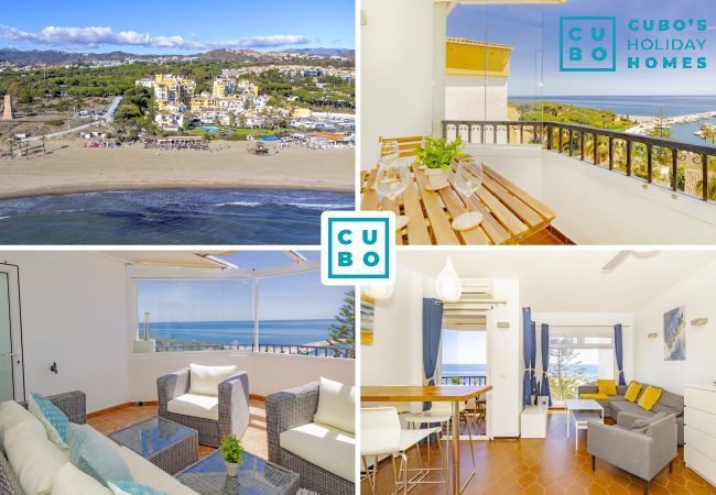 Holiday flat in Marbella with stunning sea views for 6 people.