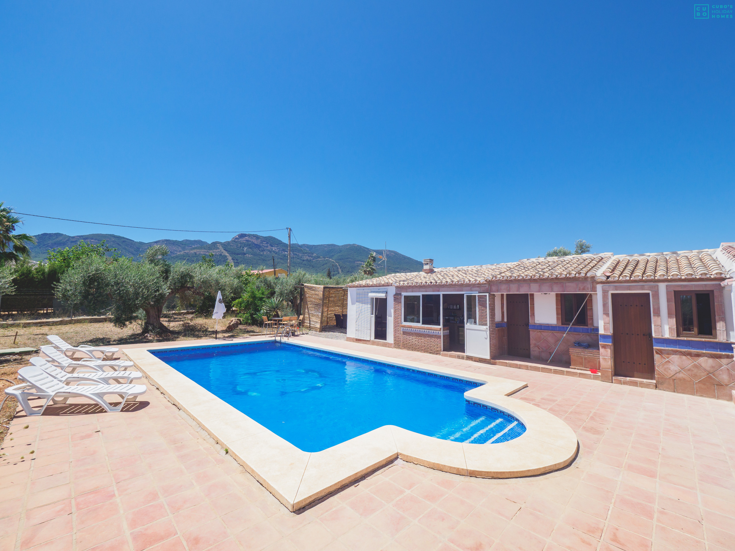 Exteriors and pool of the house