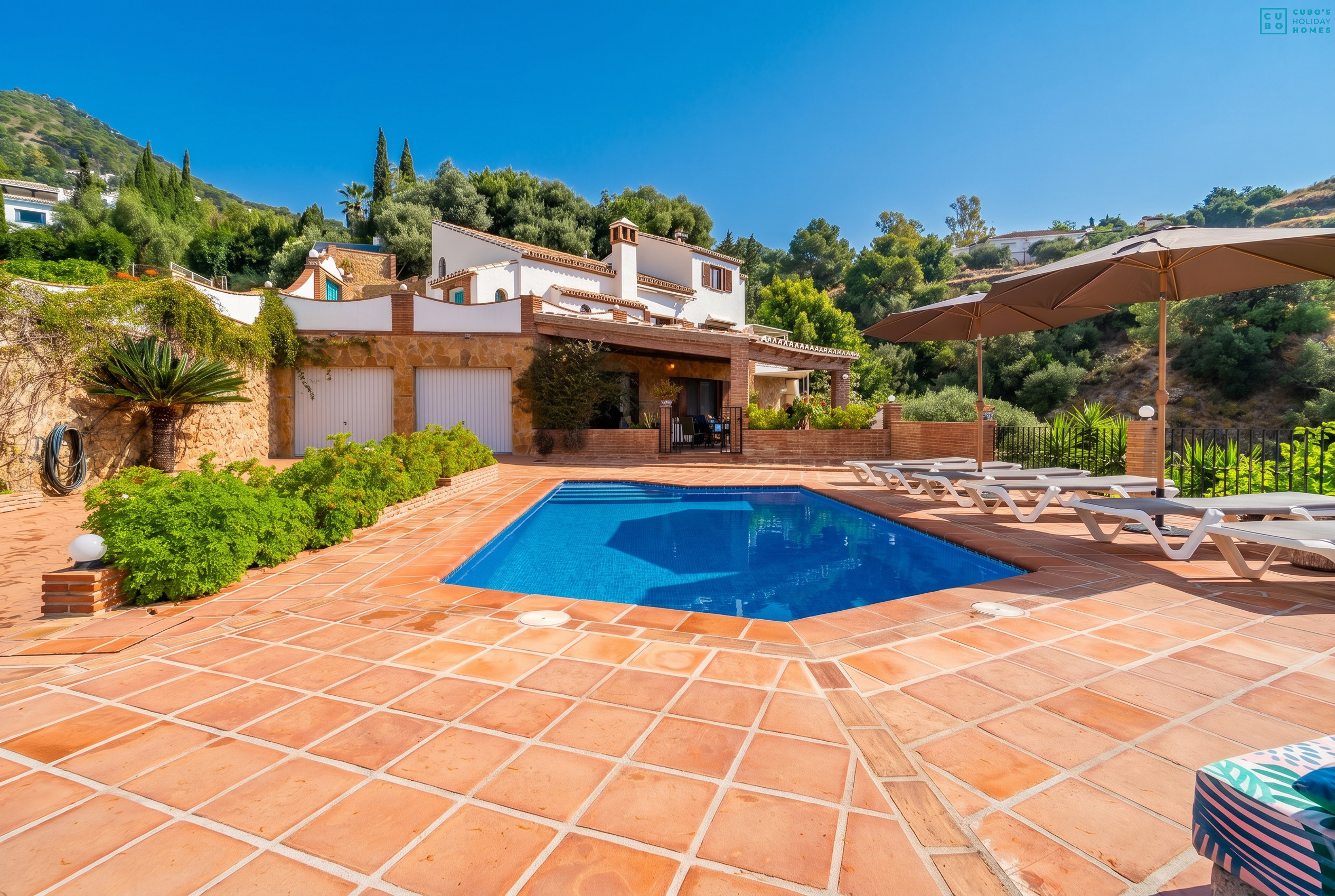 Holiday villa with pool in Mijas