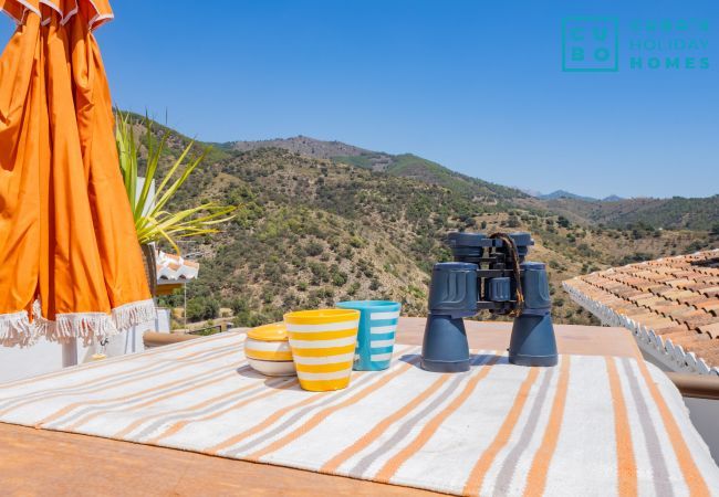 Cottage in Sedella - Cubo's Casa Mas Axarquia BBQ Roof Terrace