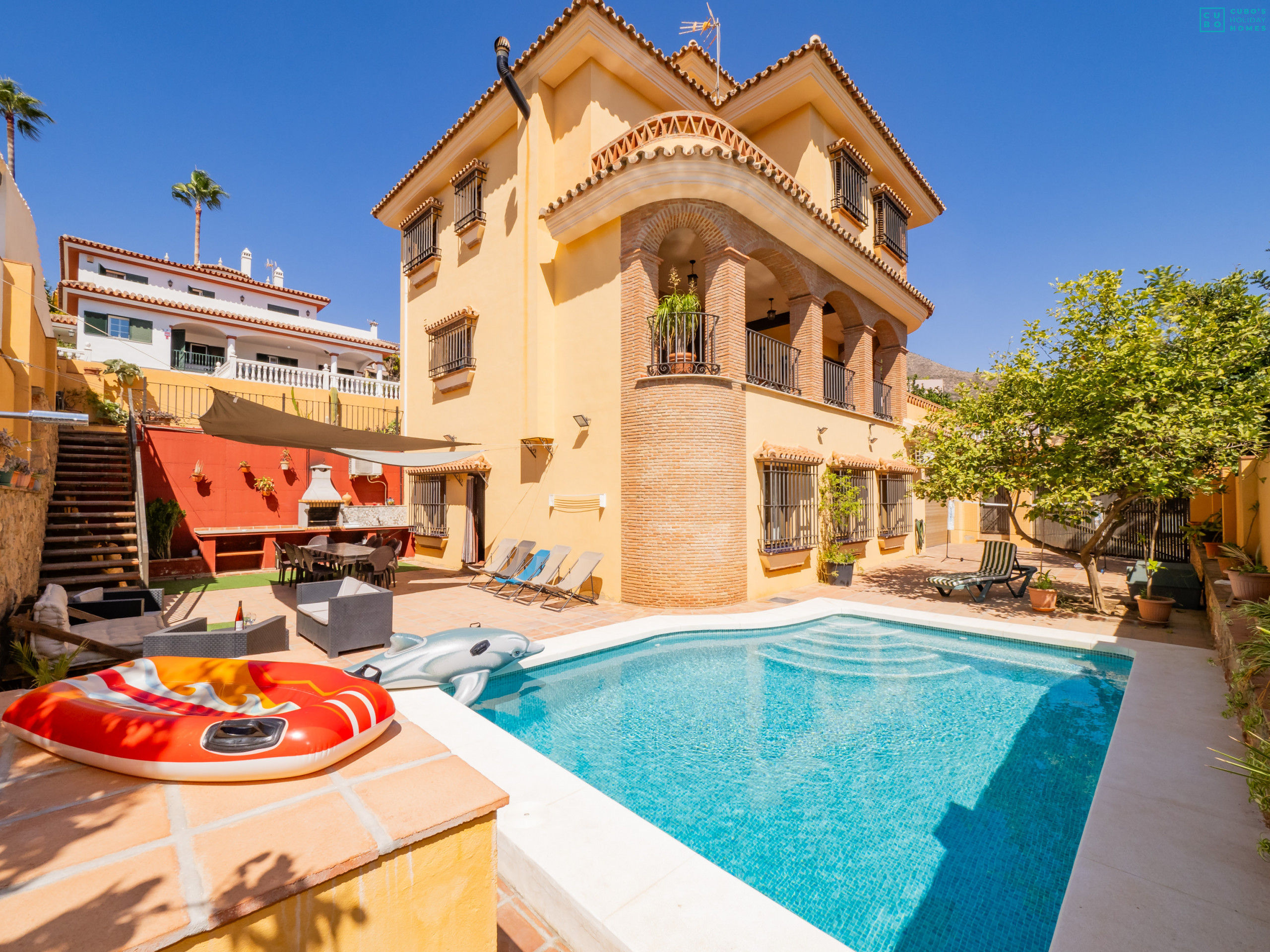 Holiday house in Benalmádena for 12 people with private pool