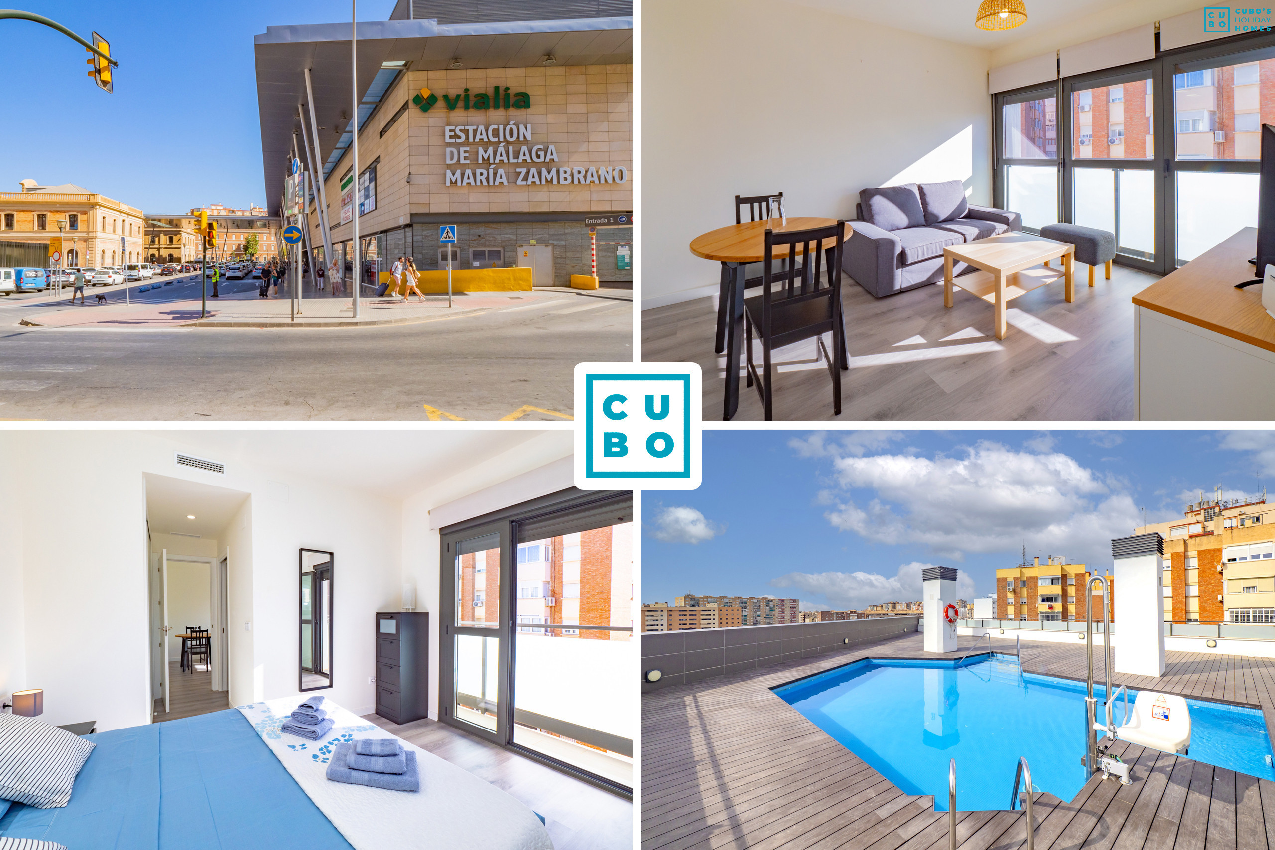 Holiday apartment for couples in Málaga.
