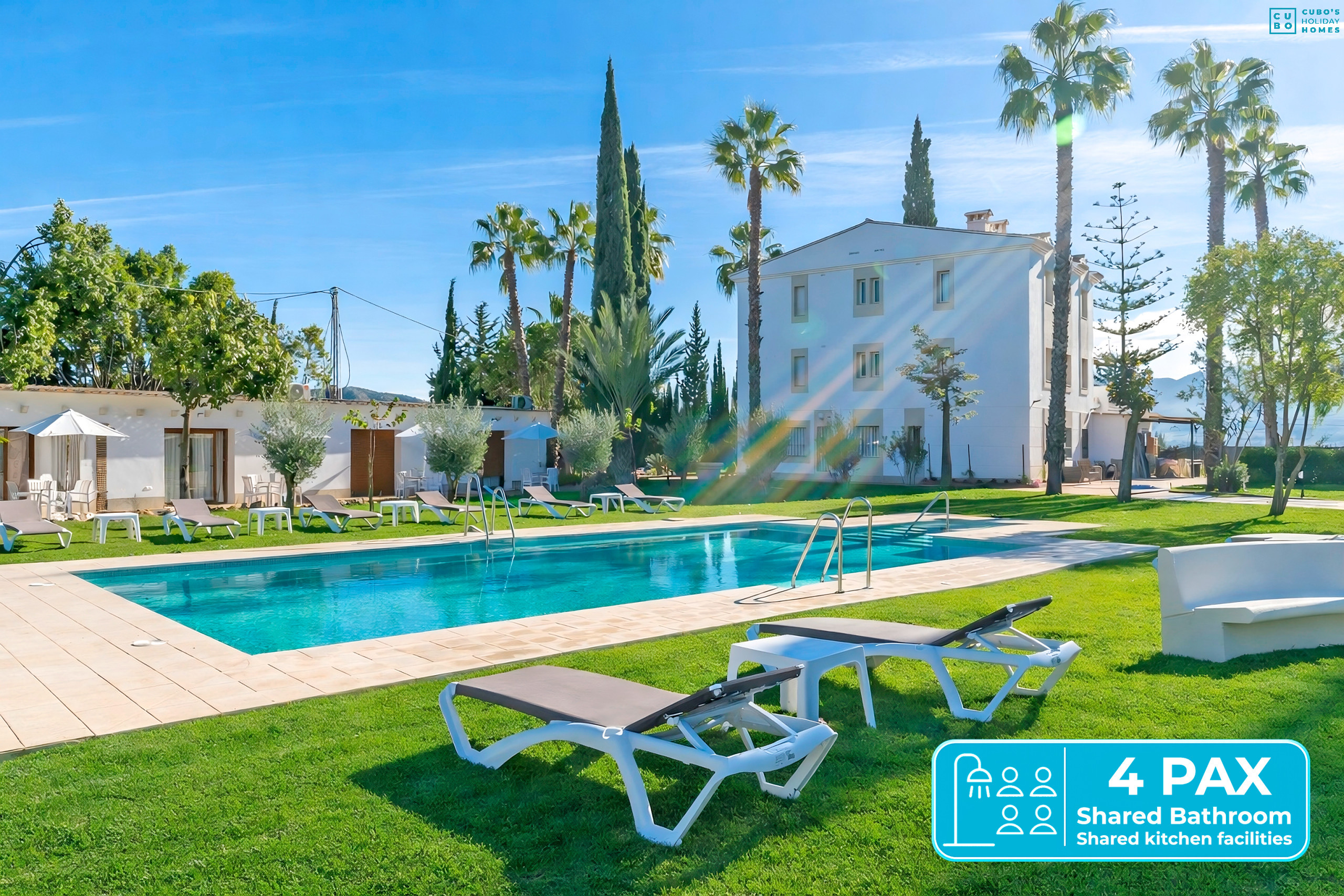  in Alhaurín el Grande - Cubo's NAZ Country Stay | Quad Shared Bath B&B